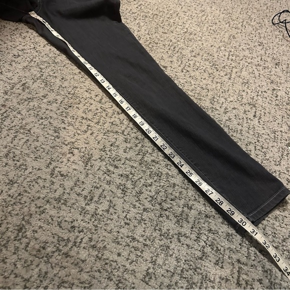 PrAna Dark Gray Mid-Rise Straight Leg Denim Jeans Size 8 - Picture 7 of 8